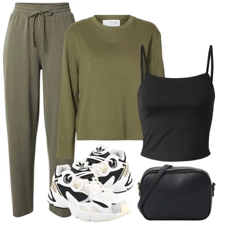 outfit mit About You "Obleka za jesen"