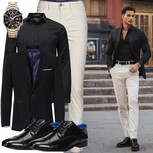 Schwarz SchnürSchuh/Oxford Schuh/Business-Schuh/Schnürer/LederSchuh Ecco kombinieren