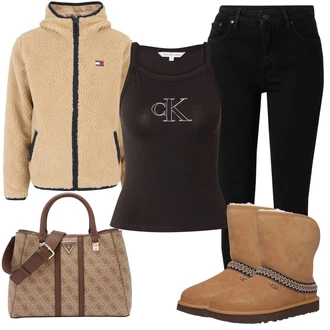 Prešite outfit mit Črna Ozke Kavbojke/Ženske 7/8 Kavbojke/Motoristične Kavbojke/Kavbojke Visokega Pasu/Kavbojke z Razporkom/Push up Kavbojke/Usnjena Jakna/Usnjene Čevlje/Termodžinsi/Zimska jakna Polo Ralph Lauren "Popolna za jesen"