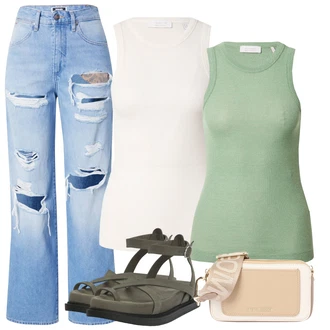 outfit mit Pull&Bear "poletna obleka"