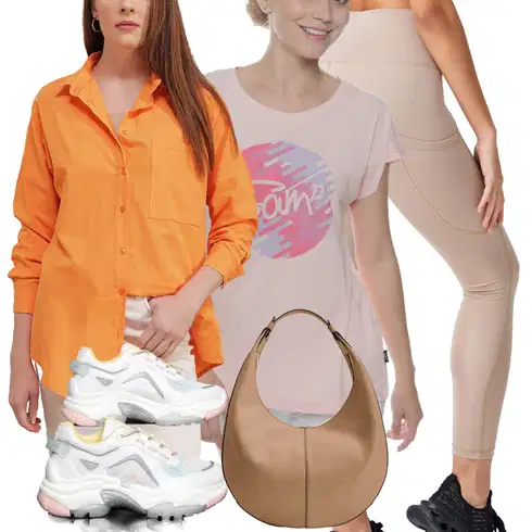 Roza Superga kombinirajte z Khaki/Rjava/Bež Športne Pajkice/Gym Pajkice/Pajkice z Visokim Pasom/Neprosojne Pajkice/Push up Pajkice/Push up Hlače/Pajkice Scrunch/Oblikovane Pajkice/Treggings LOS OJOS, Tiskane majice/Lepe Majice/Majice s potiskom/Ovitek za majico/2-v-1 majica/Grafične majice/Športne majice sam73, Srajčne Bluze/Srajce za prosti čas/Musselin srajce/Poslovne srajce/Pisane majice bigdart, Siva/Bela/Mešane barve/Roza Debele Superge dark seer, Bež/Rjava Velike torbe/Torbe za čez ramo/Torbe za čez ramo/Baguette torbe/Vrečka za prenašanje Furla