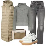 Mom Jeans Zima outfiti za dame image