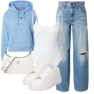 outfit mit Bela Teddy Superga/Usnjene superge/Superge Nizka/Ozka Superga/Superge Luknjasta/Superge Z Bočno Zadrgo/Poletne superge MICHAEL Michael Kors "Poletni outfit"