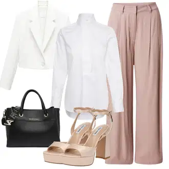 outfit mit Obleka Kratek Blejzer Mango "Poletni outfit"