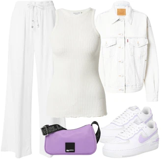 outfit mit Škrlatna Torba za čez ramo/Baguette torba/Torbica za okrog pasu/Torbica za okrog pasu/Torbica za čez ramo/Torbica za okrog pasu/Mini torbica/Satchel torba/Torba za boke/Vodoodporna torba karl lagerfeld jeans "Poletni outfit"