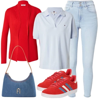 Nogomet outfit mit Rdeča/Temno rdeča Superge Luknjasta/Superge Nizka/Ozka superga/Poletne superge/Vintage superga Adidas Originals "Poletni outfit"Look: Bejzbol, Rokomet, Nogomet, Skejtanje