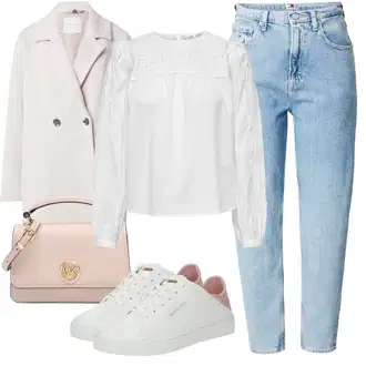 outfit mit Rjava/Škrlatna/Roza/Bež/Siva Lahki Plašč/Volneni Plašč/Dolg Plašč/Oversize Plašč/Volnen zimski Plašč/Midi Plašč/Plašč iz Kašmirja RINO & PELLE "Poletni outfit"