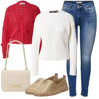 outfit mit Khaki/Bež Superga Poletne superge/Espadrila sandala/Mula espadrila Tommy Hilfiger "Poletni outfit"