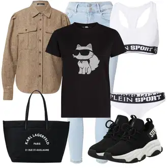 outfit mit Srajčna Bluza Gina Tricot "Poletni outfit"