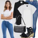 Summer outfits with jeans Mom za dame image