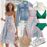 Short sleeves Poletne obleke outfiti za dame image