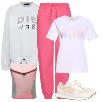 outfit mit Bluzon/Jadralska jakna/Bomber Jakna/Vodoodporna Jakna/Odsevna Jakna/Box jakna/Srajčna jakna/Trenerska jakna Diesel "poletni videz"