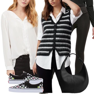 outfit mit Temno zelena/Črna/Khaki/Zelena Športna Pajkica/Pajkice z Visokim Pasom/Tople Pajkice/Gym Pajkice/Pletena Pajkica/Pajkice z Razporkom/Termo Hlača/Podložena Pajkica/Usnjena Jakna/Treggings Urban Classics "poletni videz"