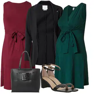Poletne Outfiti Gost na poroki mit Črna/Bela/Rjava Sandal z blok peto/Sandala/Sandala s peto Polo Ralph Lauren "poletni videz"