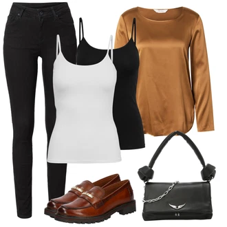 outfit mit Bela/Črna Srajca & majica velike velikosti/Bluza velika velikost/Žensko spodnje perilo in kopalke Kopalke velike velikosti/Žensko spodnje perilo in kopalke Only "poletni videz"