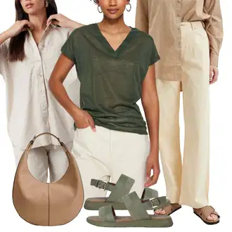 Kamuflaža outfit mit Temno zelena/Zelena Sandala Udobna/Sandala z zapiranjem na ježka/Ribiška sandala/Rimski sandal/Čevelj s trakom/Poletni Čevelj/Pohodni Sandali Geox "poletni videz"