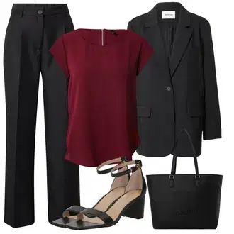 Poletne Outfiti Stari denar mit Črna/Bela/Rjava Sandal z blok peto/Sandala/Sandala s peto Polo Ralph Lauren "poletni videz za elegantne ženske"Look: 20-ta leta, Eleganten, Plemenita, Kul, Stari denar, Pametno priložnostno