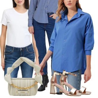 Poletne Outfiti mit Kavbojke VERO MODA "poletni videz za elegantne ženske"