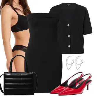 outfit mit Črna/Rdeča/Bež/Zelena/Modra/Škrlatna/Roza Spodnje perilo z nedrčkom/Hlačke brez mednožja/Čipkast komplet spodnjega perila/Spodnjica za oblikovanje postave/Usnjene jakne za moške/Komplet spodnjega perila/Komplet Modrček-Hlačke s Spodnjicami lingadore "poletni videz za elegantne ženske"