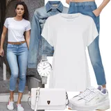 Summer outfits with jeans Preproste za dame image