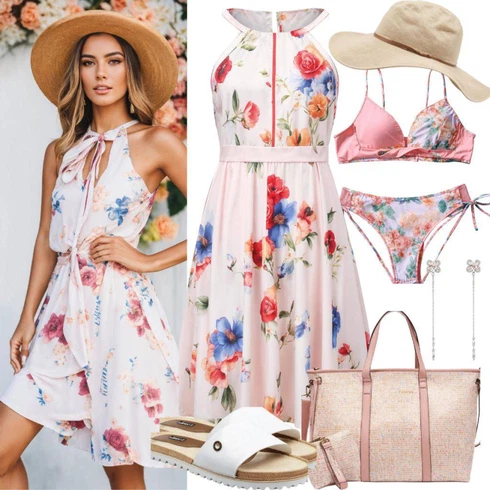 Kopalke kombinirajte z Roza/Rdeča Vintage bikiniji/Izrezane Kopalke/Push-up Tankiniji/Kopalke z volančki/Bikini z balconette nedrčkom/Vintage Kopalke/Oblikovanje Tankini/Bikini z visokim pasom/Bikini z volančki/Oblačila za plažo dagi, Roza/Bela/Rdeča/Škrlatna Obleke brez rokavov/Obleka 2 v 1/Mulet obleke/Pletena Obleka/Skater obleke/Obleke iz jerseya Luisa Spagnoli, Uhančki/Obeski Giorre, Roza Vrečke iz blaga/Velike torbe/Nakupovalka/Nakupovalne torbe/Plažne torbe/Bombažne vrečke edoti, answear lab
