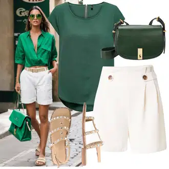 Outfit s Béžová/Bílá/Hnědá Páskový Sandál/Římská sandála/Gladiátorská sandála/Sandály na hřídeli/Sandál S T Páskem/Vintage sandál/Letní Bota/Rybářská sandála Dorothy Perkins "Cool outfity na volný čas"