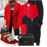 Kombinirati High Waist Traperice za Zimu image