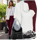 Krémové halenky a tuniky móda pro plnoštíhlé outfity image