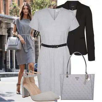 Outfit sa Crna/Tamnosiva Kožna Jakna za muškarce/Kožna Jakna za Muškarce/Kratki Sako/Casual Sako/Elegantni Sako/Sako od smokinga/Pamučni Sakoi/Kožna Jakna/Pleteni Sako/Sako Jakna/Sakoi za Bluzu/Boyfriend Sako VERO MODA "Lagana odjeća"