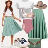 Ležérní skater outfity se sukní image