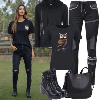 Outfit s ?erná Partnerská Mikina/Sportovní Mikina/Sportovní Mikina/Pletená Mikina s kapucí/Svetr S Kapucí Lacoste "Skv?lé pro volný ?as"