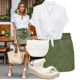 Espadrille Sandale od Kože Outfiti image