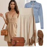 Outfity s páskovými sandály image