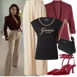 Elegantní outfity v béžové image