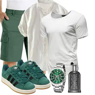 Sommer Outfits mit Weiß Kurzes Oberteil/Casual Top/Blusenoberteil/Hemdoberteil/Casual Hemd/Hemdbluse/Musselin Hemd MNSWR "Summer Outfit"