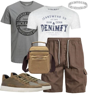 Logoprint Outfit mit Unkategorisiert denimfy "Summer Outfit"