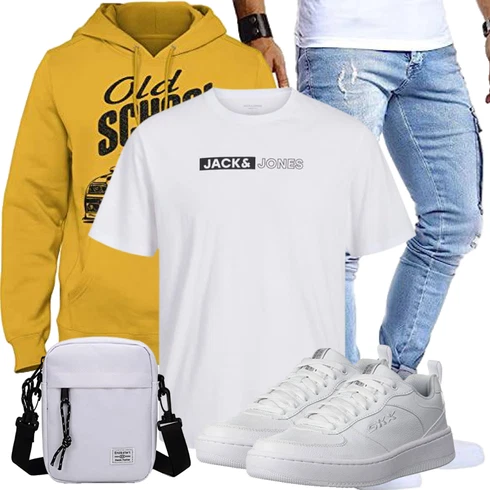 Gelb KapuzenPullover/Hoodie/Sport Sweatshirt/Ausgefallener Hoodie/Unisex Hoodie/Sport Hoodie/Vintage Hoodie/Abschluss Hoodie/KapuzenPullover/Fleece Pullover Quarter Mile Clothing kombinieren