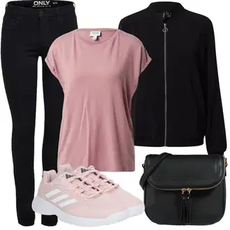 Outfity pro léto Pracovní oděvy s Černá VERO MODA "Letní oblečení"Look: Kancelář, Pracovní oděvy