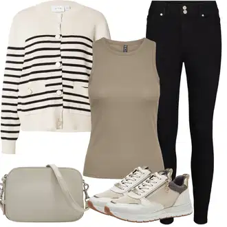Visok Outfit sa Crna Samtaste Tajice/Kožna Jakna/Pletena Tajica/Skinny Hlače/Podstavljena Tajica/Tajice s Prorezom/Termo Hlača/Jeggings/Tajice Visokog Struka/Treggings/Tople Tajice/Hlača sa Stremenom VERO MODA "Ljetna odjeća"