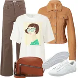 Outfiti s bootcut/trapez culotte trapericama image