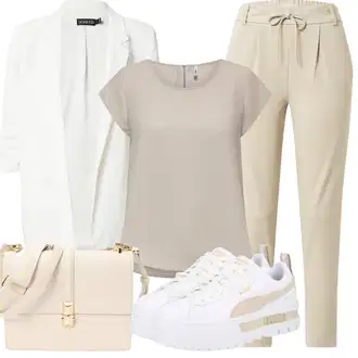 Outfity pro léto Vintage s Bílá/Zlatý/Béžová/Hnědá Bagetová taška/Taška/Klasická Taška Přes Rameno/Malá Taška/Brašna/Sportovní Taška Přes Rameno Seidenfelt Manufaktur "Letní oblečení"Look: 20 léta, Šik, Klasické, Elegantní, Krásný, Old Money, Premium, Vintage
