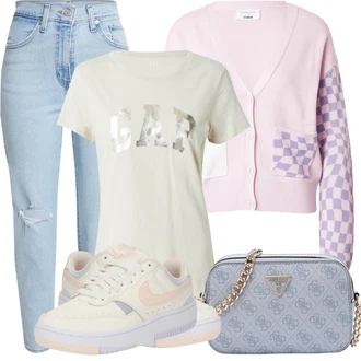 Kombinacije za ljeto sa Svjetloplava/Plava Boyfriend Jeans/Skraćene Traperice/Dad Traperice/Girlfriend Traperice/High Waist Traperice/Traperice s Prorezom/Traperice s Rupom/Mom Jean/Kožne jakne/Sužene Traperice/Vintage traperice levi's ® "Ljetna odjeća"