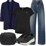 Outfity s džínami s širokými nohavicemi image