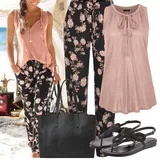 Outfity se sandály s třpytkami image
