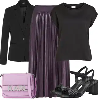 Outfit sa Crna/Tamnosiva Elegantni Sako/Boyfriend Sako/Kožna Jakna za Muškarce/Kožna Jakna za muškarce/Casual Sako/Sako Jakna/Sako od smokinga/Kratki Sako/Kožna Jakna/Poslovno Odijelo Lascana "Ljetna odjeća"
