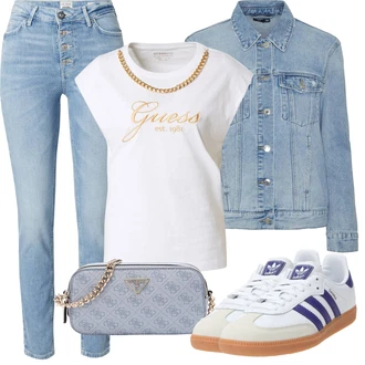 Outfit s Bílá/Fialová/Tmavě modrá Teniska Skate Bota/Nízká Teniska/Letní Tenisky/Vintage Teniska Adidas Originals "Outfit na léto"