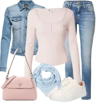 Krásný Outfit s Modrá/Světle modrá Kotníková Bota/Džíny s Rozparkem/Džíny s Dírou/Džíny s Nízkým Sedem/Džín s Nízkým Pasem/Kožená bunda/Slim Fit Džíny/Rovná Džína/Kožená Pánská Bund/Zimní bunda LTB "Módní vzhled na podzim"Look: Styl, Cool, Mom, Krásný, Premium, Western