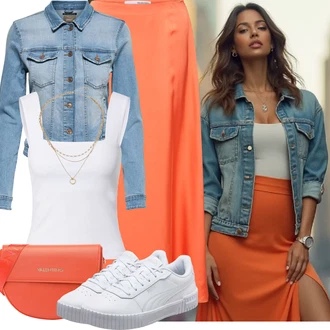 90-ich Skating Outfit sa Svjetloplava/Plava/Siva/Bijela Tanka Tenisica/Kožna Tenisica/Skate cipela/neformalna cipela/Ljetna Tenisica Puma "Odjeća za jesen"Look: 90-ich, Nerd, Steampunk, Sportski, Estetika, Skater, Hip Hop, S zakovicama, Skating, Aerobik, Tenis, Skate