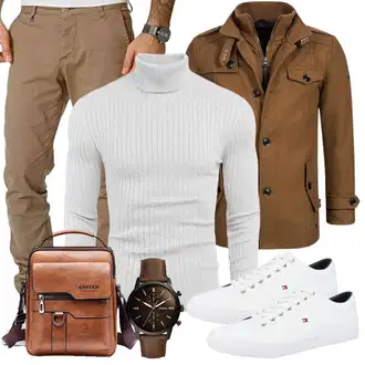 Business Outfits mit Grau Sneaker/Schuh Tommy Hilfiger "Business Outfit"