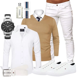 Business Outfits mit Grau Sneaker/Schuh Tommy Hilfiger "Business Outfit"